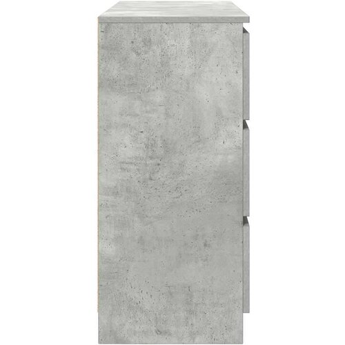 VidaXL Komoda beton siva 100x35x76 cm konstruirano drvo Slike