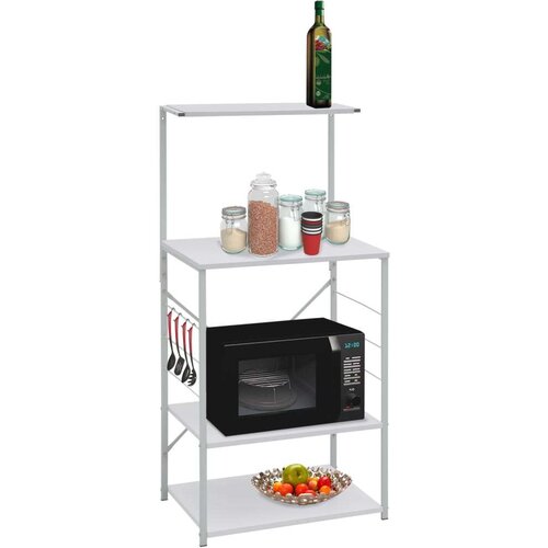 Ormarić za mikrovalnu pećnicu bijeli 60x39 6x123 cm od iverice Cijene