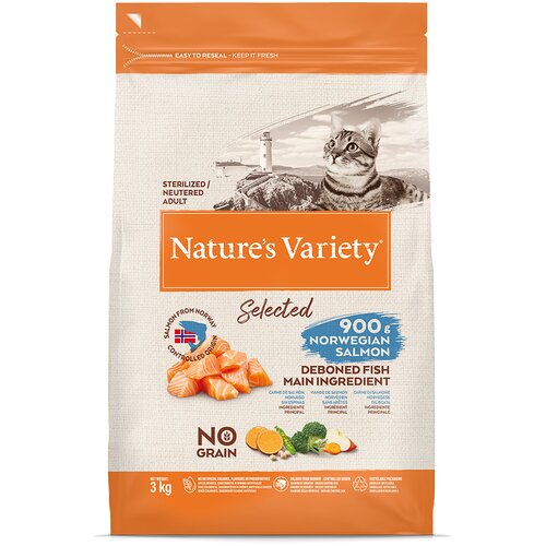 Nature’s Variety Selected Sterilised norve&scaron;ki losos - 3 kg Cijene