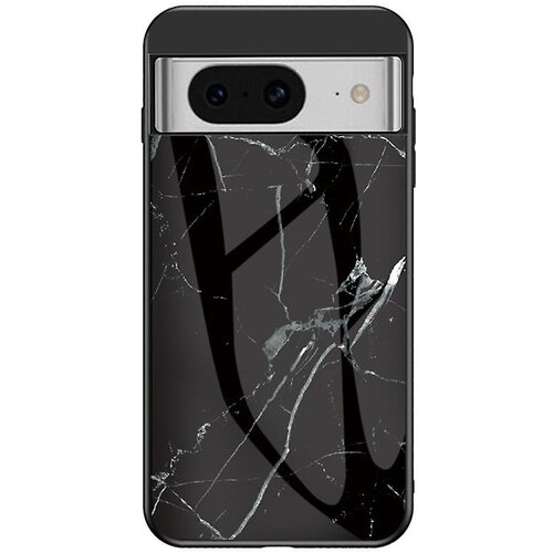 INORCO Ovitek iz kaljenega stekla z vzorcem marmorja za Google Pixel 8, PC+TPU za&amp;scaron;čitni ovitek za telefon, (22034709) Slike