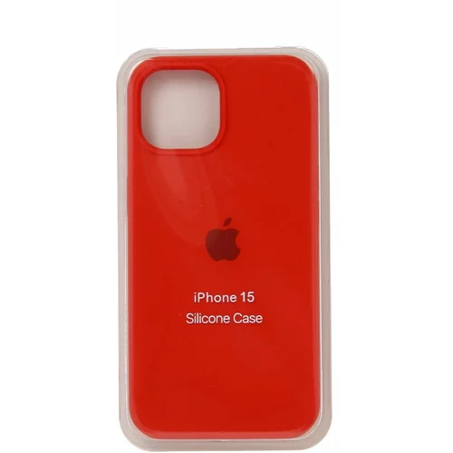  ORG Silicone Cover za iPhone 15 crvena