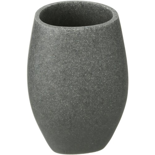 5five čaša za četkice stone 10X7X7cm poliresin tamno siva Cene