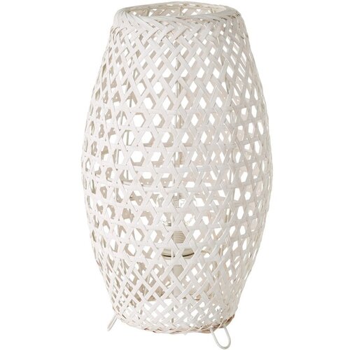 Casa Selección Bijela stolna lampa s bambusovim sjenilom (visina 36 cm) – Cijene