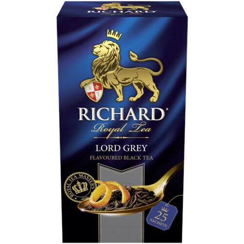 Richard lord grey - crni čaj sa bergamotom, limunom i pomorandžom, 25x2g Slike