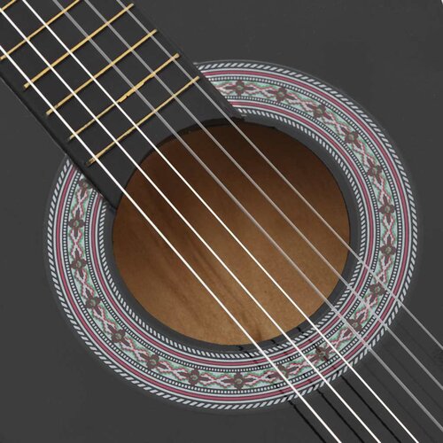 Klasična gitara Western s prorezom i 6 žica crna 38 &amp;quot; Slike