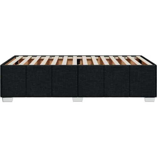 VidaXL Okvir za krevet crni 90x200 cm od tkanine Slike