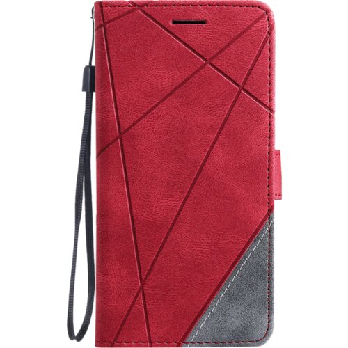 Chameleon Preklopna torbica za Samsung Galaxy A25 5G, WLGO-Lines, rdeča Slike
