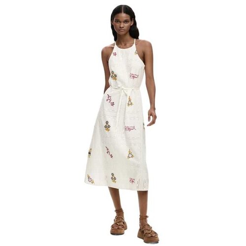 Desigual bela midi haljina Cene