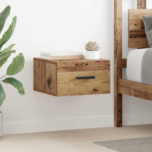 vidaXL Noćni ormar Zidne Staro drvo 35 x 35 x 20 cm Konstruirano drvo Cijene