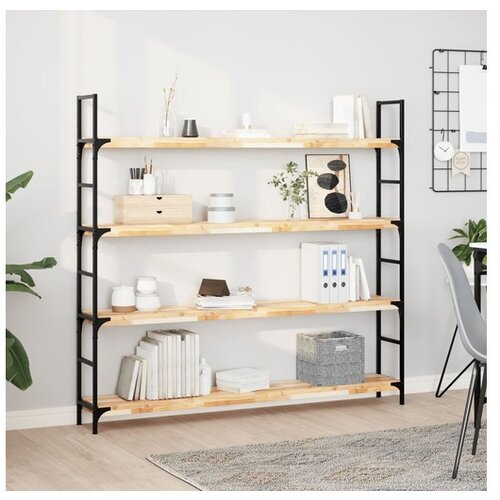 vidaXL Plutajuće police 3 kom 160x20x4 cm od neobrađenog drva bagrema - Prirodna 160 x 20 x 4 cm 3 1 Cijene