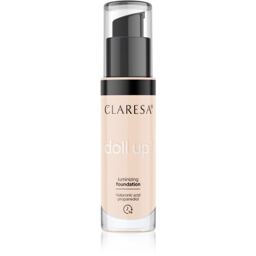 Claresa Doll Up! posvetlitveni tekoči puder za naraven videz odtenek 03 Light Medium 34 g Cene