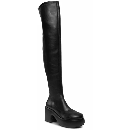 Bronx Visoki Škornji High Knee Boots 14295-A Black 01