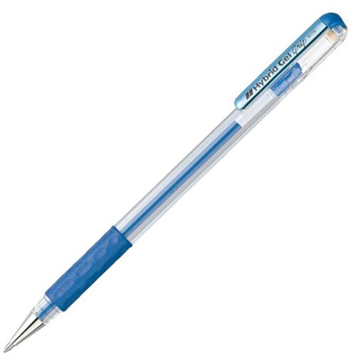 Pentel Gel roler pisalo Metallic Hybrid Grip, 0.8 mm, modro Cene