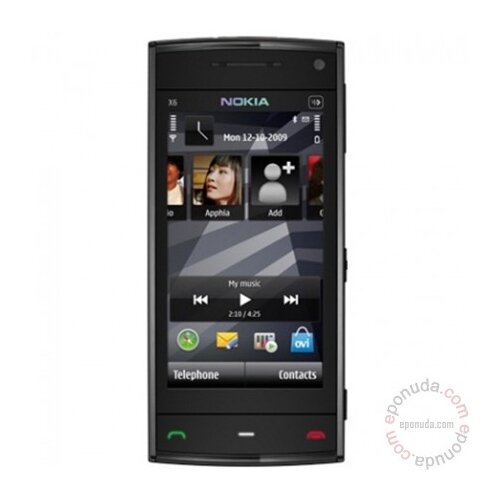 Nokia X6 8GB Black mobilni telefon Slike