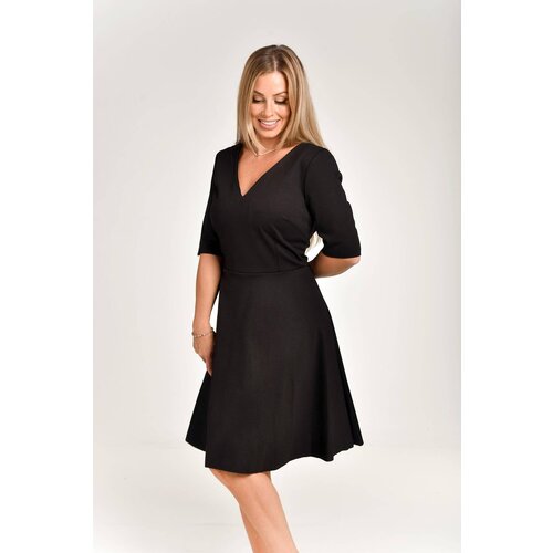 mi...mi Black V-neck dress me... Me Cene