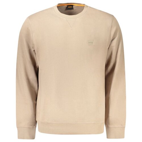 Hugo Boss MEN&amp;#039;S ZIP-FREE SWEATSHIRT BROWN Slike