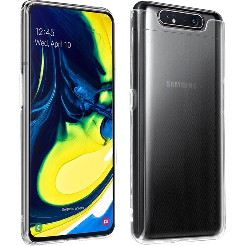 AVIZAR Izjemno tanek in lahek Soft Shell - prozoren str. Samsung Galaxy A80, (20599550) Cene