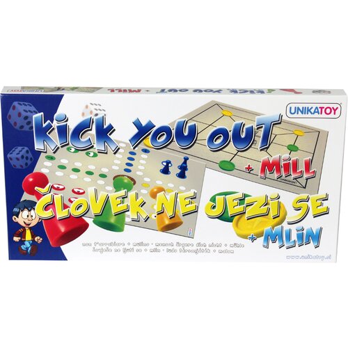 Unikatoy igra Čovječe ne ljuti se + mlin Cijene