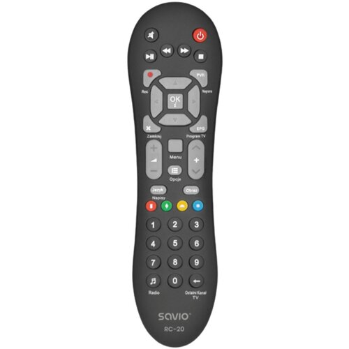 Savio RC-20 remote control IR Wireless DTV, TV Press buttons Cijene