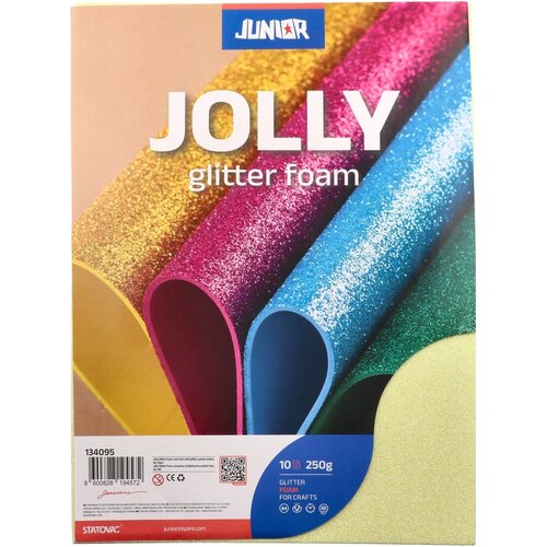 Junior Foamy Glitter, eva pena sa &scaron;ljokicama, pastel, A4, 10K - odaberite boju Cene