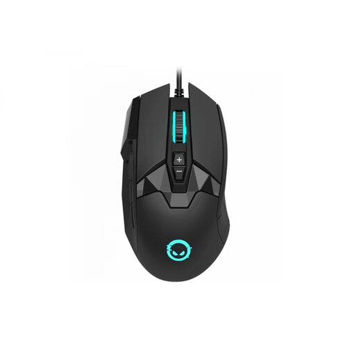 Lorgar Stricter 579, gaming mouse, 9 programmable buttons, Pixart PMW3336 sensor, DPI up to 12 000, 50 million clicks buttons lifespan, 2 switches, built-in display, 1.8m USB soft silicone ca Slike