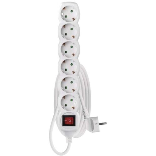 Emos Podaljšek 1,4 m / 6 vtičnic / beli / PVC / 1 mm2 Cene