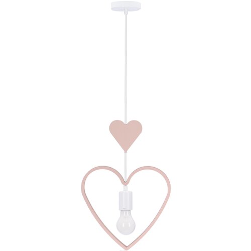 Candellux luster/visilica-heart h viseća lampa 1X20W E27 iq kids roze Slike