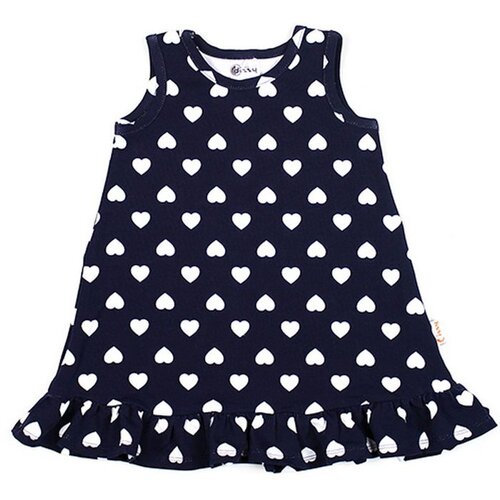 Modna kućica Dizzy Haljina za bebe bez rukava od printanog materijala Plava 570935PL Slike