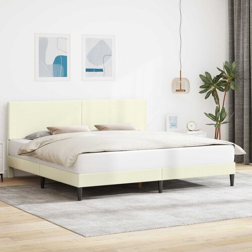  Krevetna konstrukcija Krem 180 x 200 cm Kordura tekstil Cijene