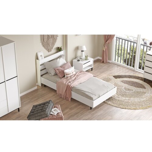 Hanah home Okvir kreveta On13-W, 108,5x205,6 cm, Bijeli Cene