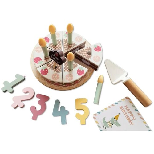 Tooky Toy Birthday Cake lesena rojstnodnevna torta TH544B Slike