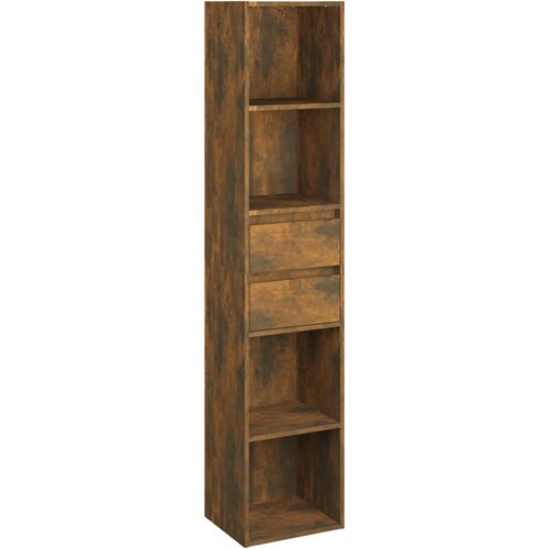 Maison Chic Knjižna omara - Knjižni regal dimljeni hrast 36x30x171 cm konstruiran les, (21726303) Cene