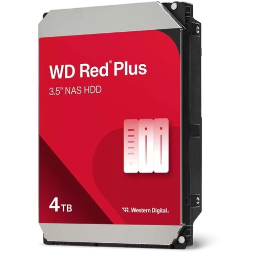 Western Digital Red Plus WD40EFZZ HDD (4 TB; 3.5; 128 MB; 5400 rpm) Slike
