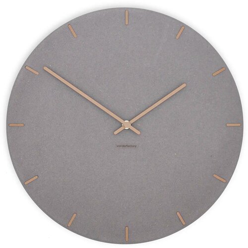Von Der Factory Zidni sat Luxhora Pura Circ Light Grey 11 boja kazaljki Cijene