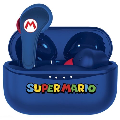 Nintendo Brezžične slu&amp;scaron;alke OTL Technologies SM0858 Super Mario TWS s polnilnim etuijem modre, (20869535) Slike