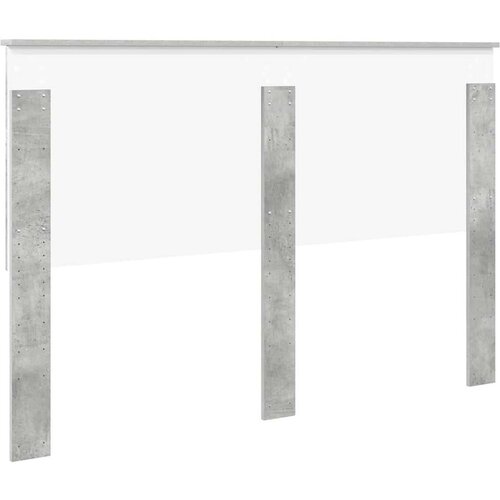  Uzglavlje s uzglavljem Betonski sivi 150 cm Konstruirano drvo Slike