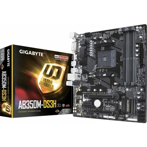 Gigabyte GA-AB350M-DS3H, PCIe/DDR4/SATA3/GLAN/7.1 AM4 matična ploča Slike