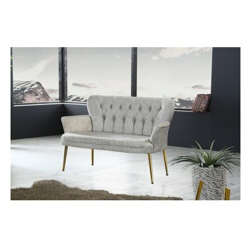 Atelier Del Sofa sofa dvosed paris gold metal cream Slike