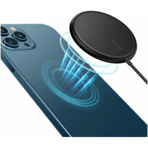 Baseus QI brezžični hitri polnilec 15W magnetni iPhone magsafe Tip C 1.5m črn (20399065) Cene