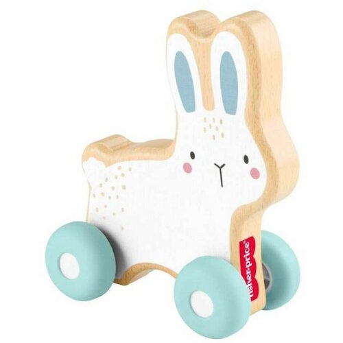  Fisher-Price: Drevesni pli&scaron;asti zajček z zajčkom - Cene