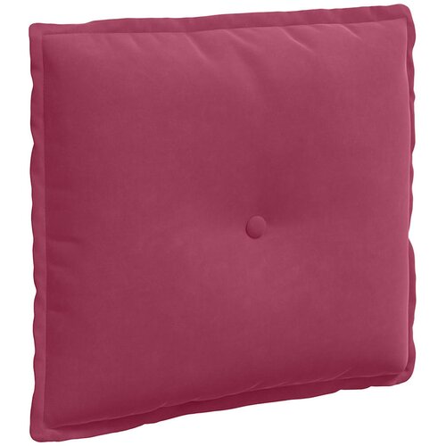 vidaXL Poglavni vzglavnik Vinorodna rdeča 50 x 45 cm Žametna tkanina Cene