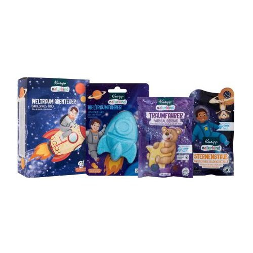 Kneipp Kids Space Adventure Set bomba za kupanje Astronaut 95 g + sol za kupanje Star Dust bursting 60 g + sol za kupanje Dream Journey 40 g Slike