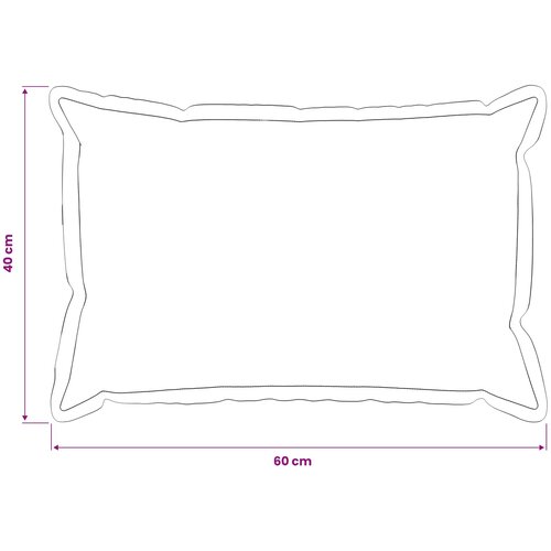 Presvlaka za jastuk 2 pcs HOUTEN Sivosmeđa 40 x 60 cm Slike