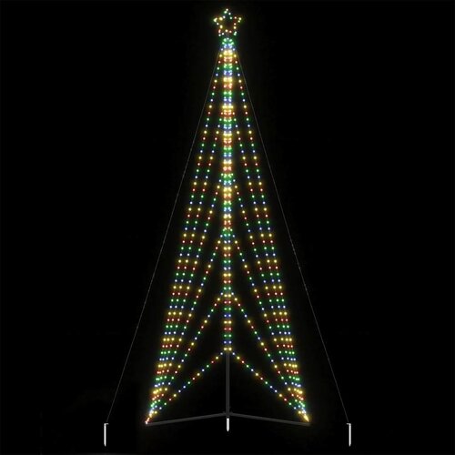 vidaXL LED božićno drvce 861 LED šareno 478 cm Cijene