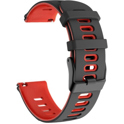 narukvica double za samsung smart watch 4, 5 22mm crno crvena Slike