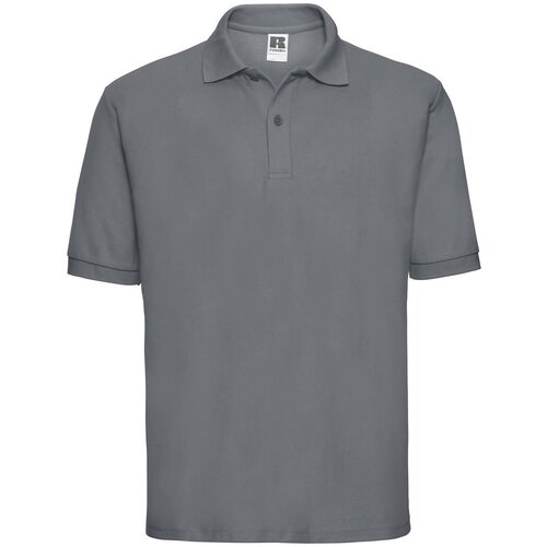 RUSSELL Men's Polycotton Polo Dark Grey T-Shirt Slike