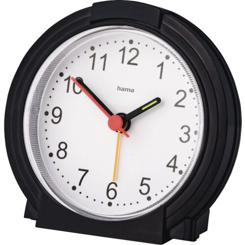Hama Alarm Clock Classic silent black/white 186335 Slike