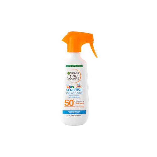 Garnier Ambre Solaire Kids Sensitive Advanced SPF50+ sprej za decu za za&scaron;titu od sunca 300ml Cene