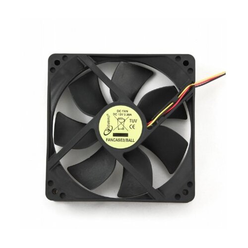 Gembird ventilator 12x12x2,5cm 12v 3p ball FANCASE3 Cene