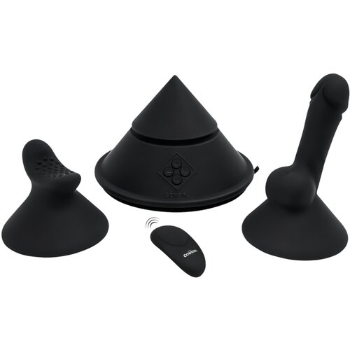 The Cowgirl Cone - pametna seks ma&amp;scaron;ina s različitim dodacima (crna) Slike